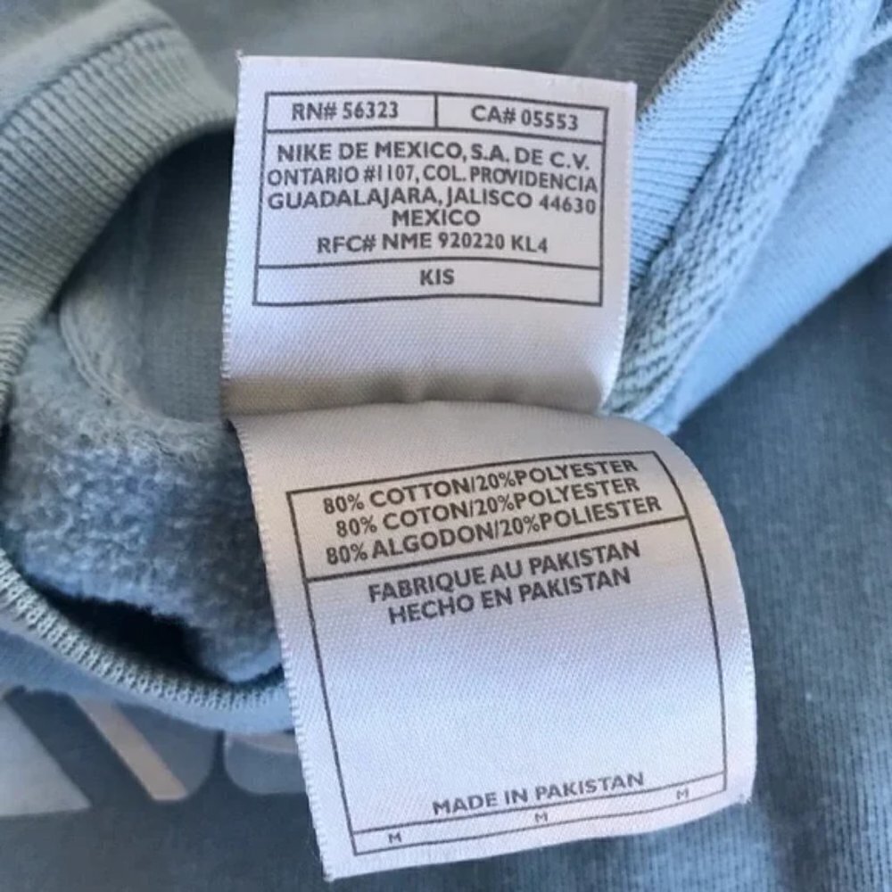 Nike Blue Logo Pullover Sweatshirt - Picture 8 of 10